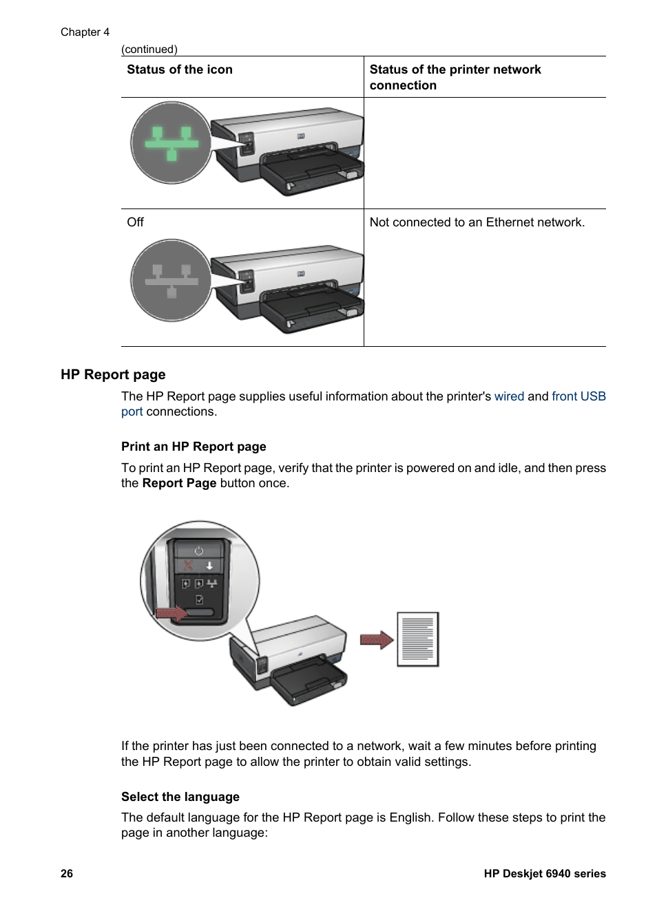 HP Deskjet 6943 Printer User Manual | Page 28 / 132