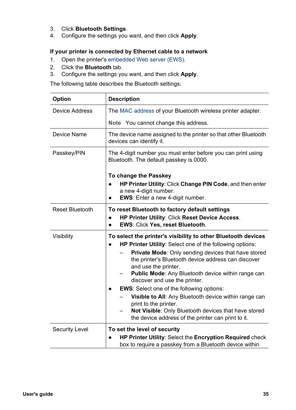 HP Deskjet 6943 Printer User Manual | Page 37 / 132