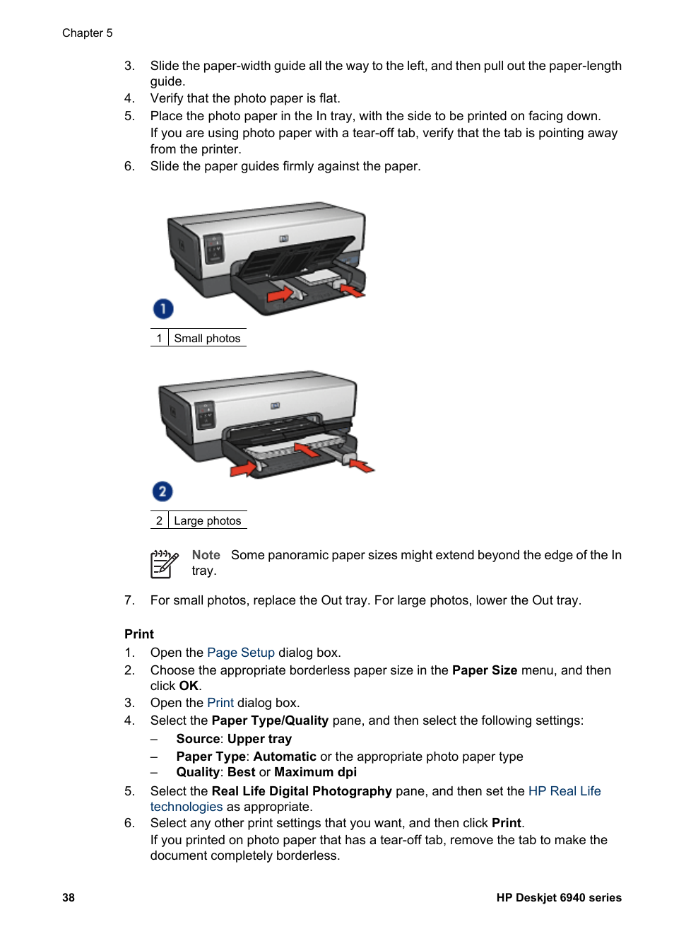 HP Deskjet 6943 Printer User Manual | Page 40 / 132