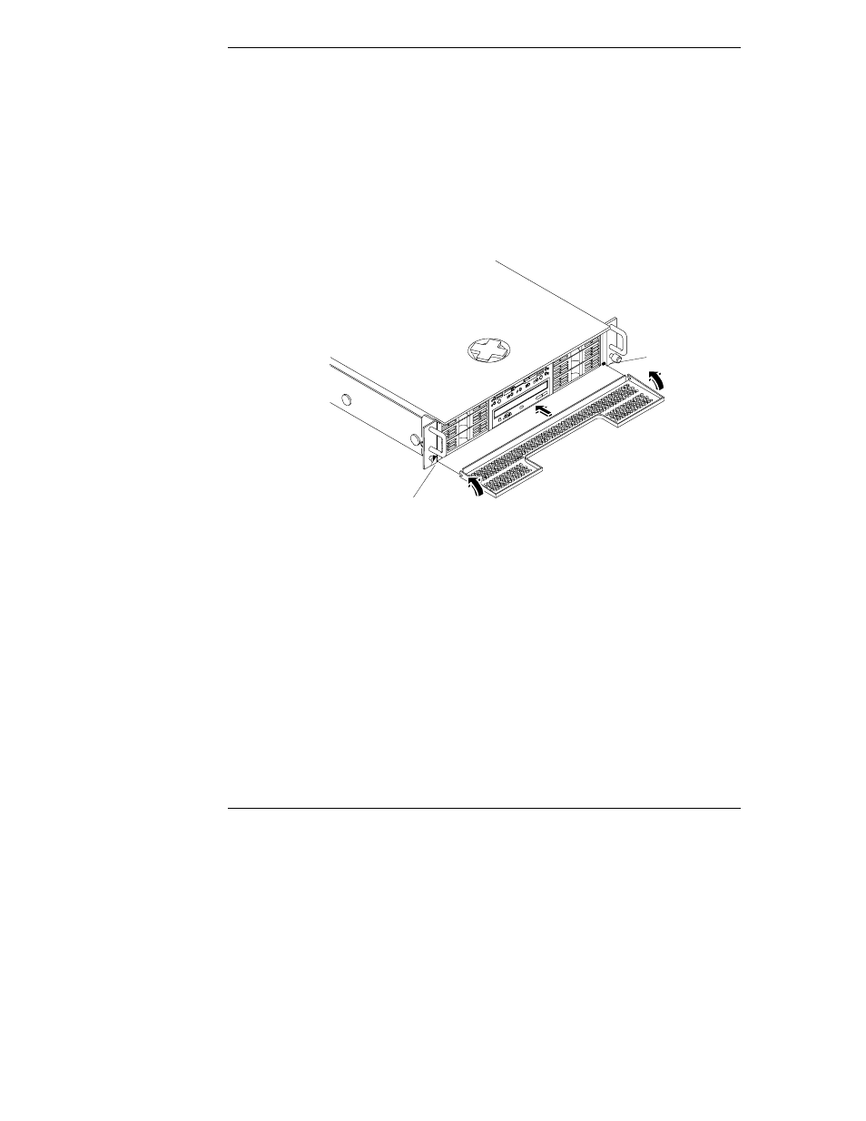 Attaching the front bezel, Cabling rack components | HP Netserver L Server series User Manual | Page 122 / 136