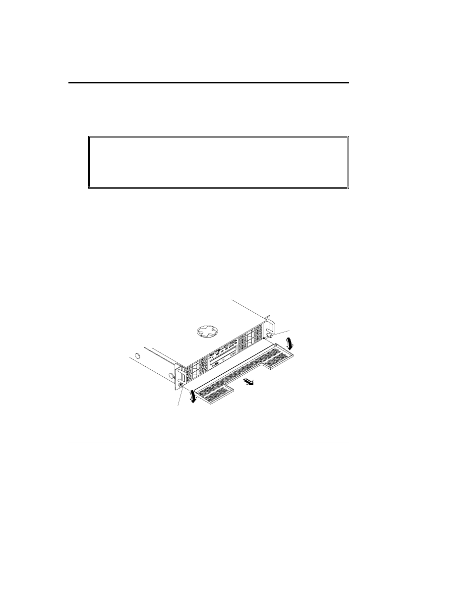 2 opening and closing the hp netserver, Introduction, Removing the front bezel | HP Netserver L Server series User Manual | Page 15 / 136