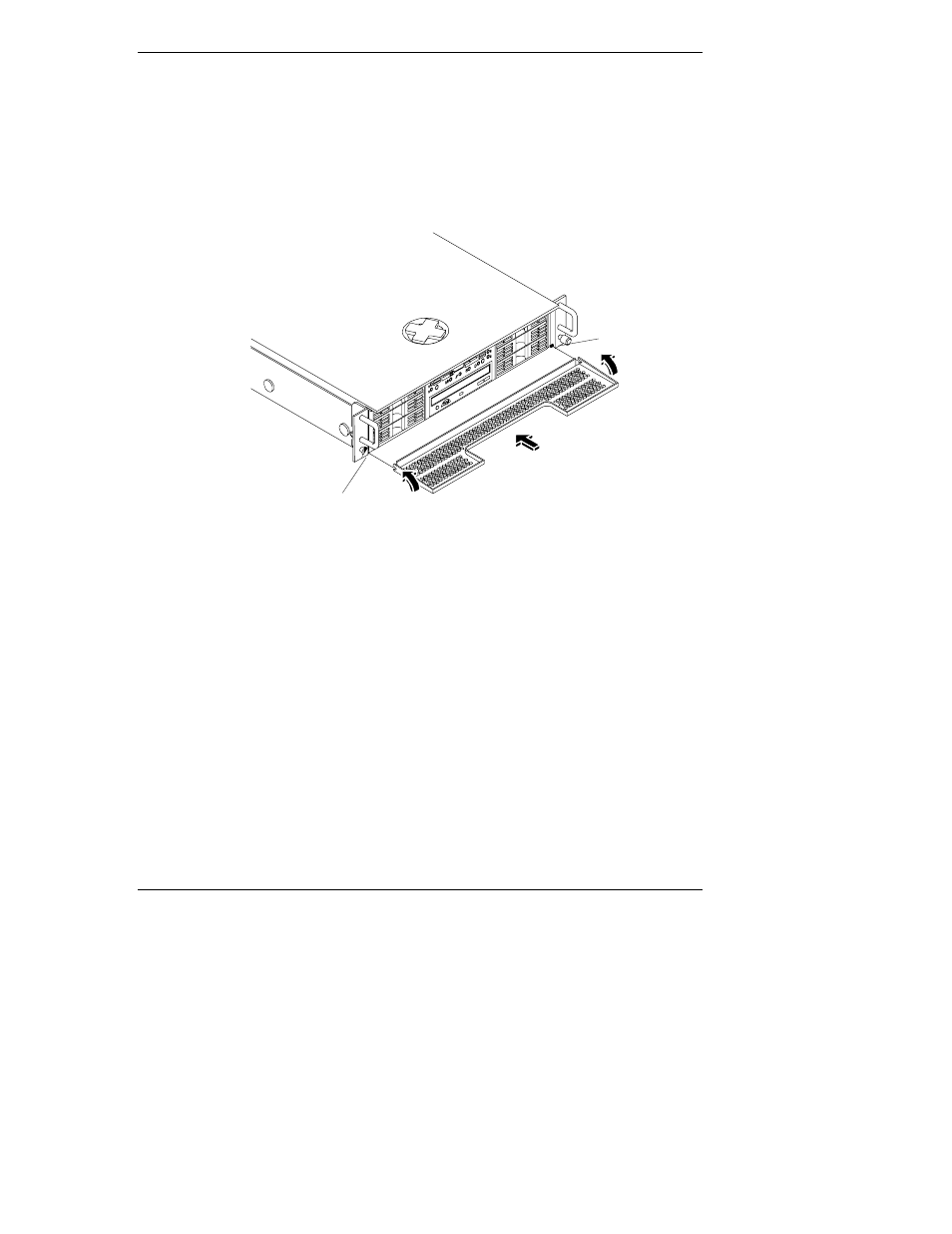 Attaching the front bezel, Cabling rack components | HP Netserver L Server series User Manual | Page 69 / 136