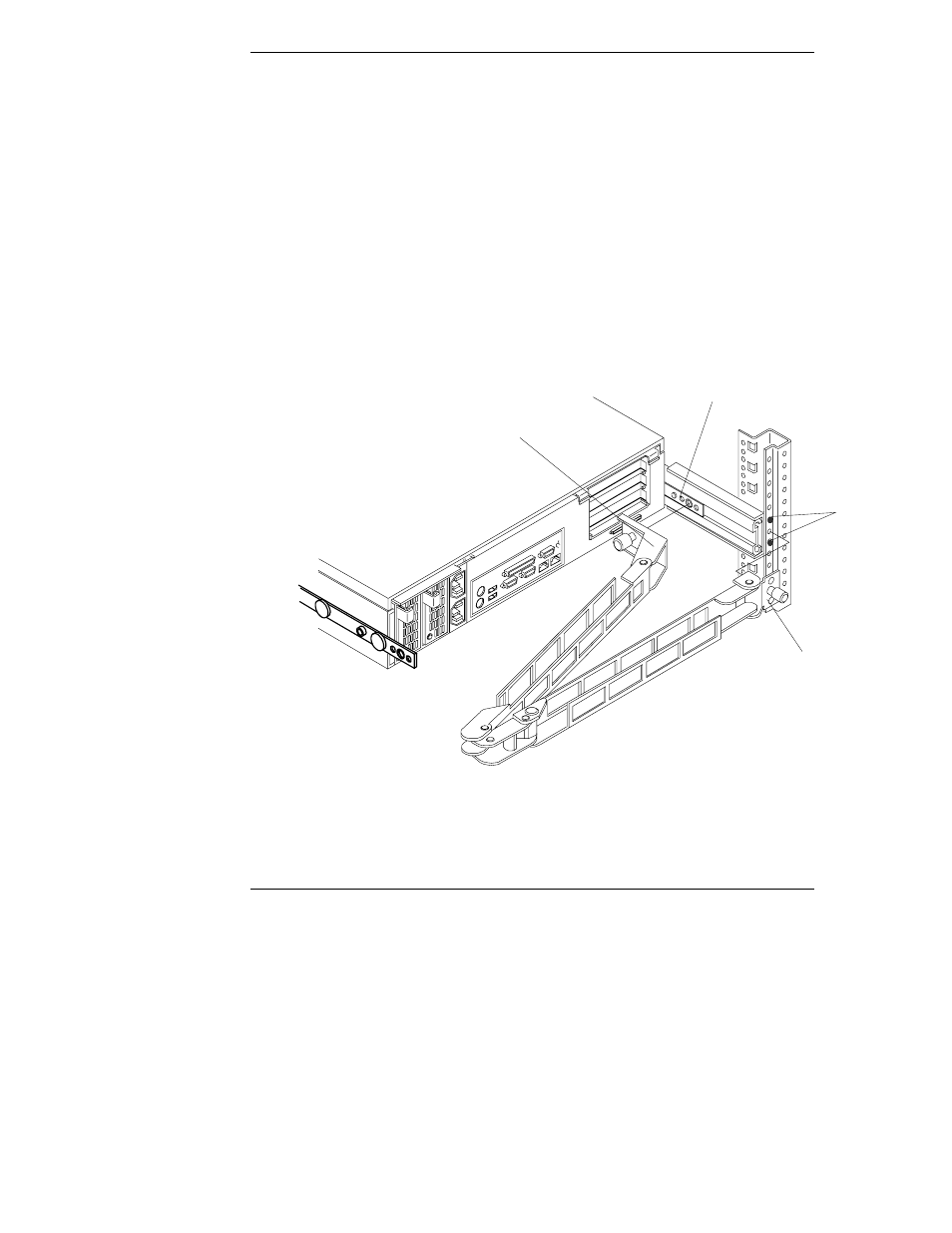 Attaching the cable management arm | HP Netserver L Server series User Manual | Page 70 / 136