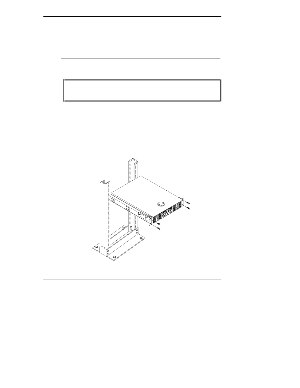 Mounting the hp netserver in the rack | HP Netserver L Server series User Manual | Page 79 / 136