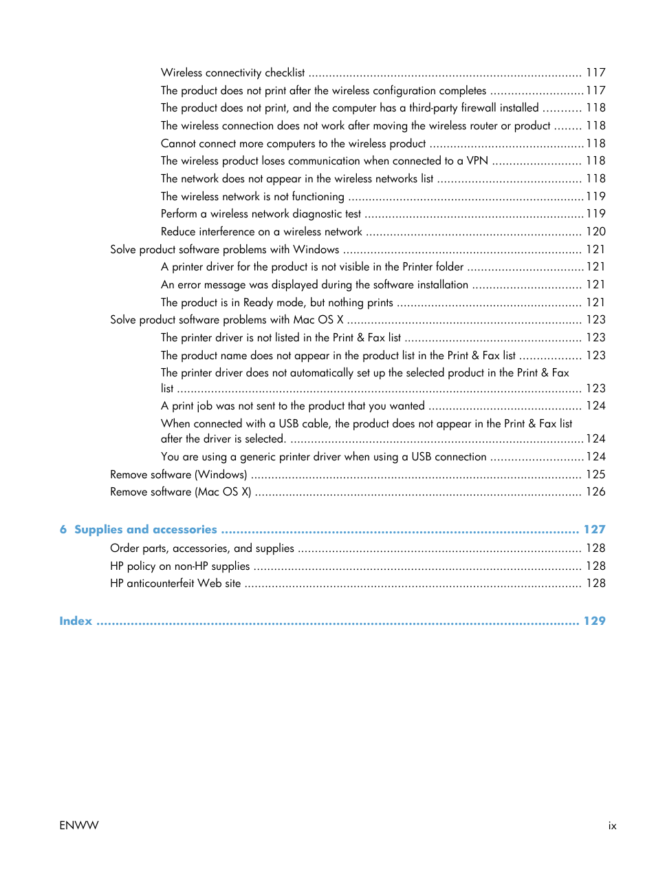 HP LaserJet Pro 200 color Printer M251nw User Manual | Page 11 / 146