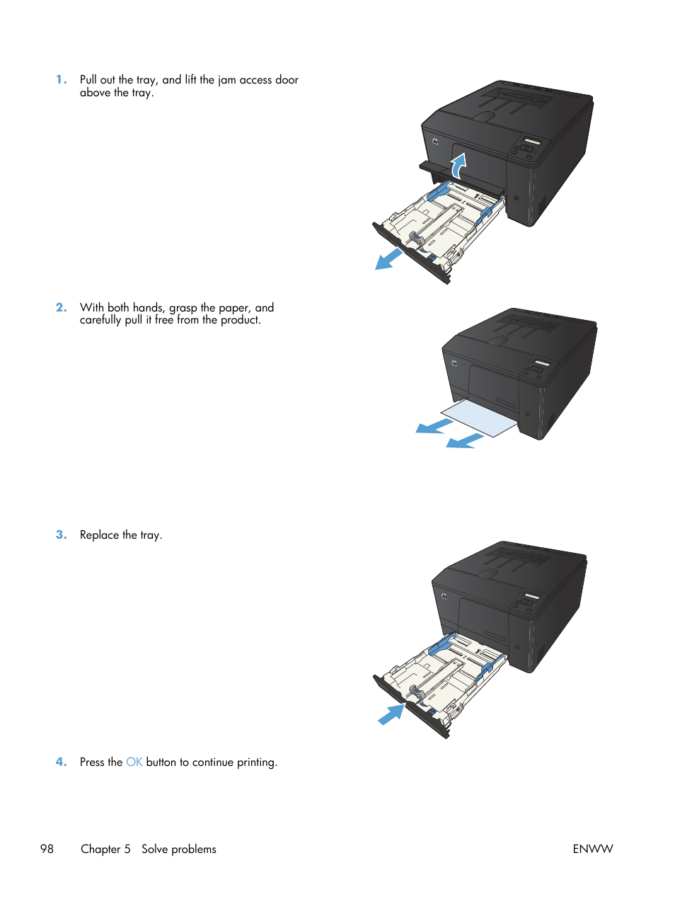 HP LaserJet Pro 200 color Printer M251nw User Manual | Page 110 / 146