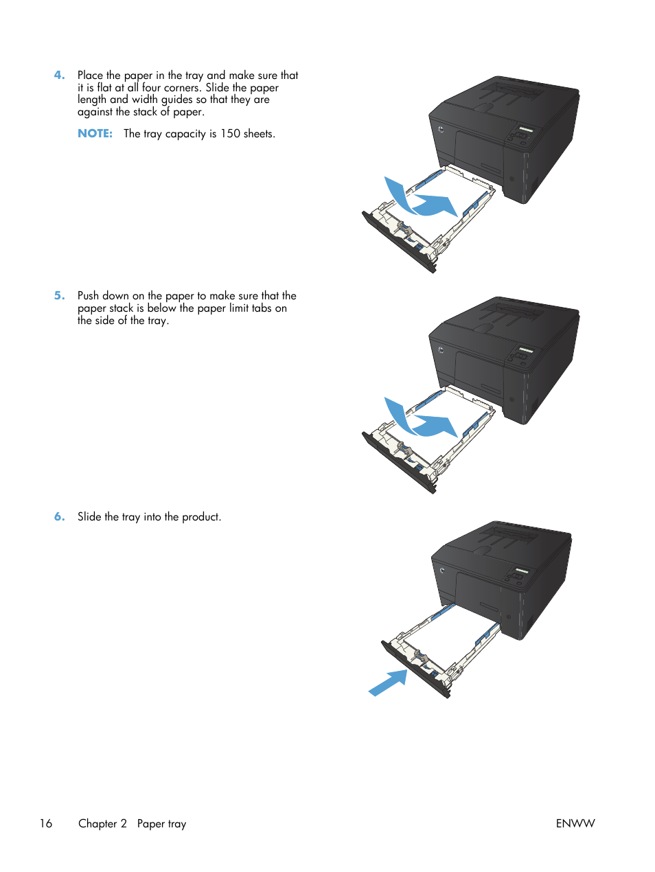 HP LaserJet Pro 200 color Printer M251nw User Manual | Page 28 / 146