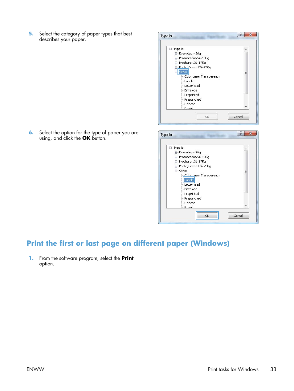 HP LaserJet Pro 200 color Printer M251nw User Manual | Page 45 / 146