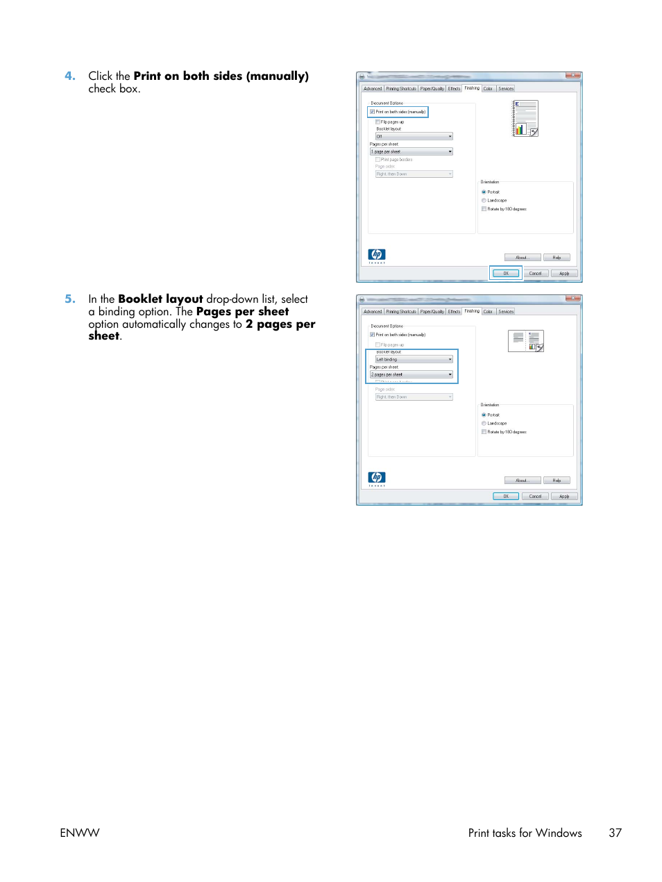 HP LaserJet Pro 200 color Printer M251nw User Manual | Page 49 / 146