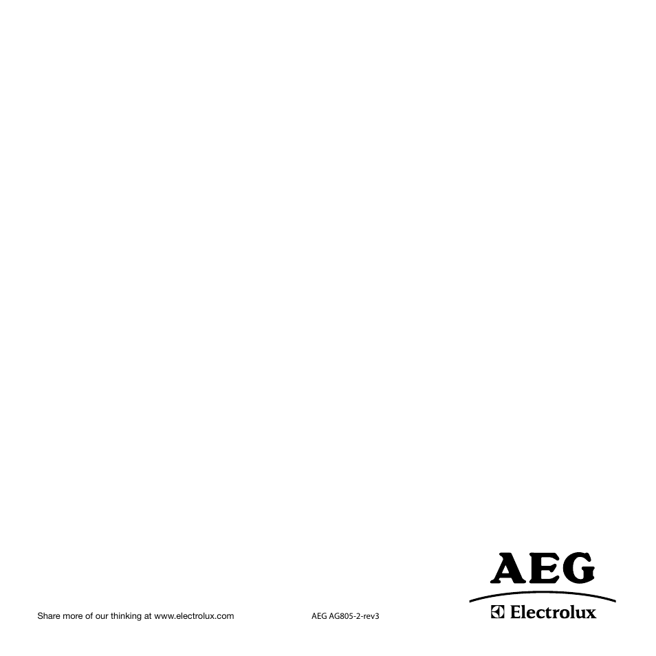 AEG AG805 User Manual | Page 34 / 34