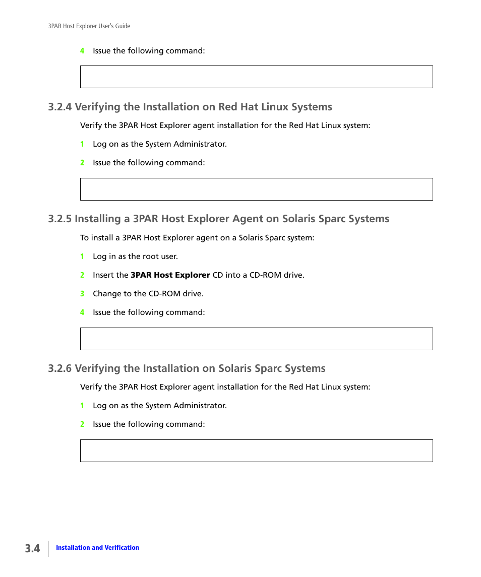 HP 3PAR Host Explorer Software User Manual | Page 14 / 28