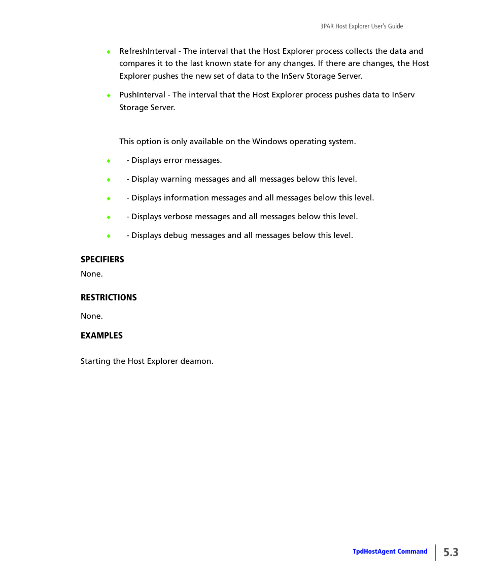 HP 3PAR Host Explorer Software User Manual | Page 23 / 28