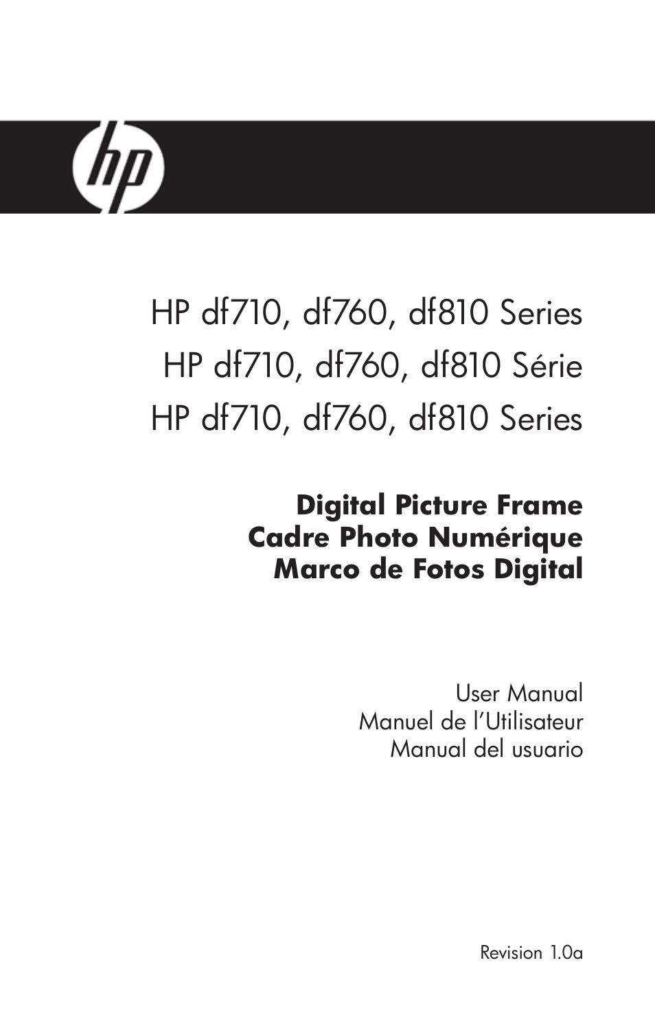 HP df810 Digital Picture Frame User Manual | 96 pages