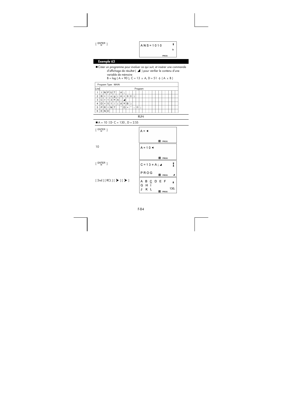 HP 9g Graphing Calculator User Manual | Page 171 / 172