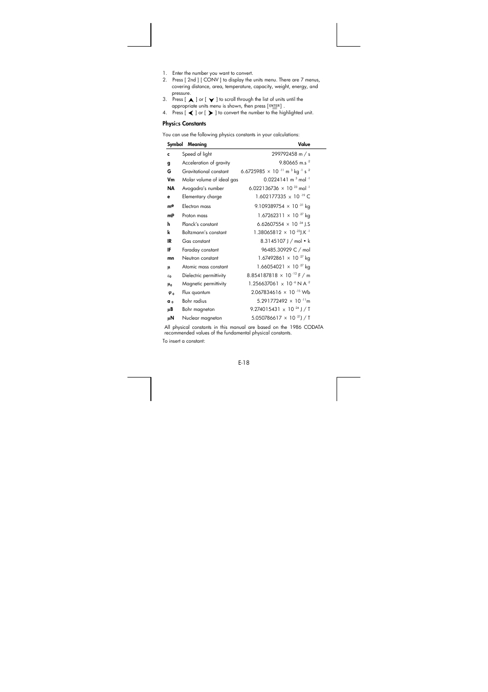 HP 9g Graphing Calculator User Manual | Page 18 / 172