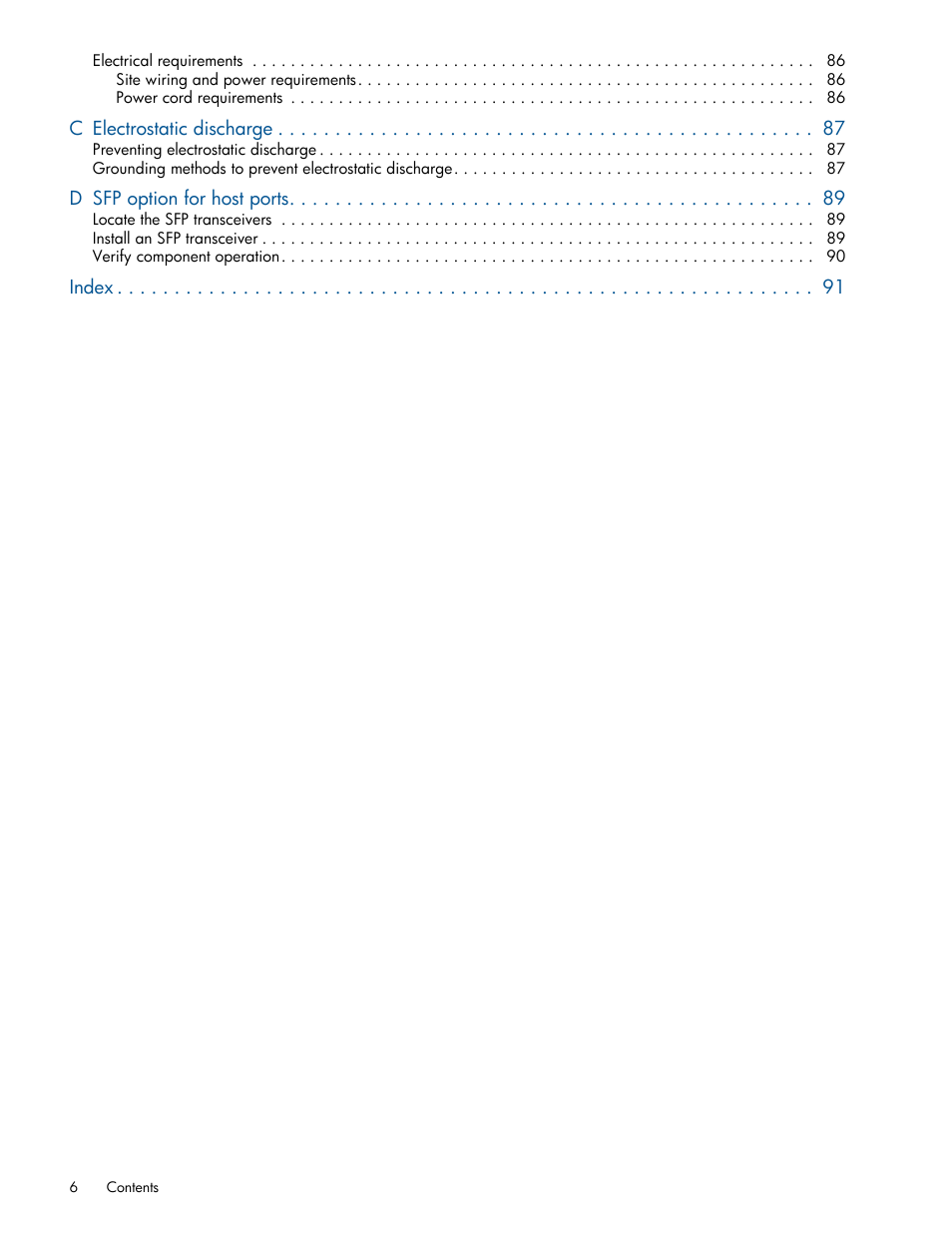 HP MSA 2040 SAN Storage User Manual | Page 6 / 94