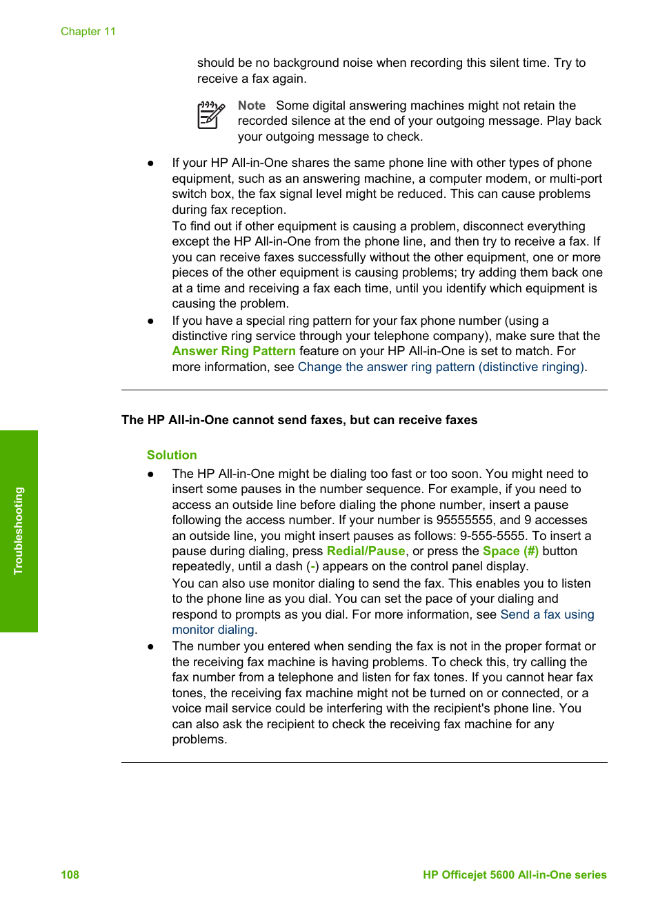 HP Officejet 5605 All-in-One Printer User Manual | Page 111 / 142