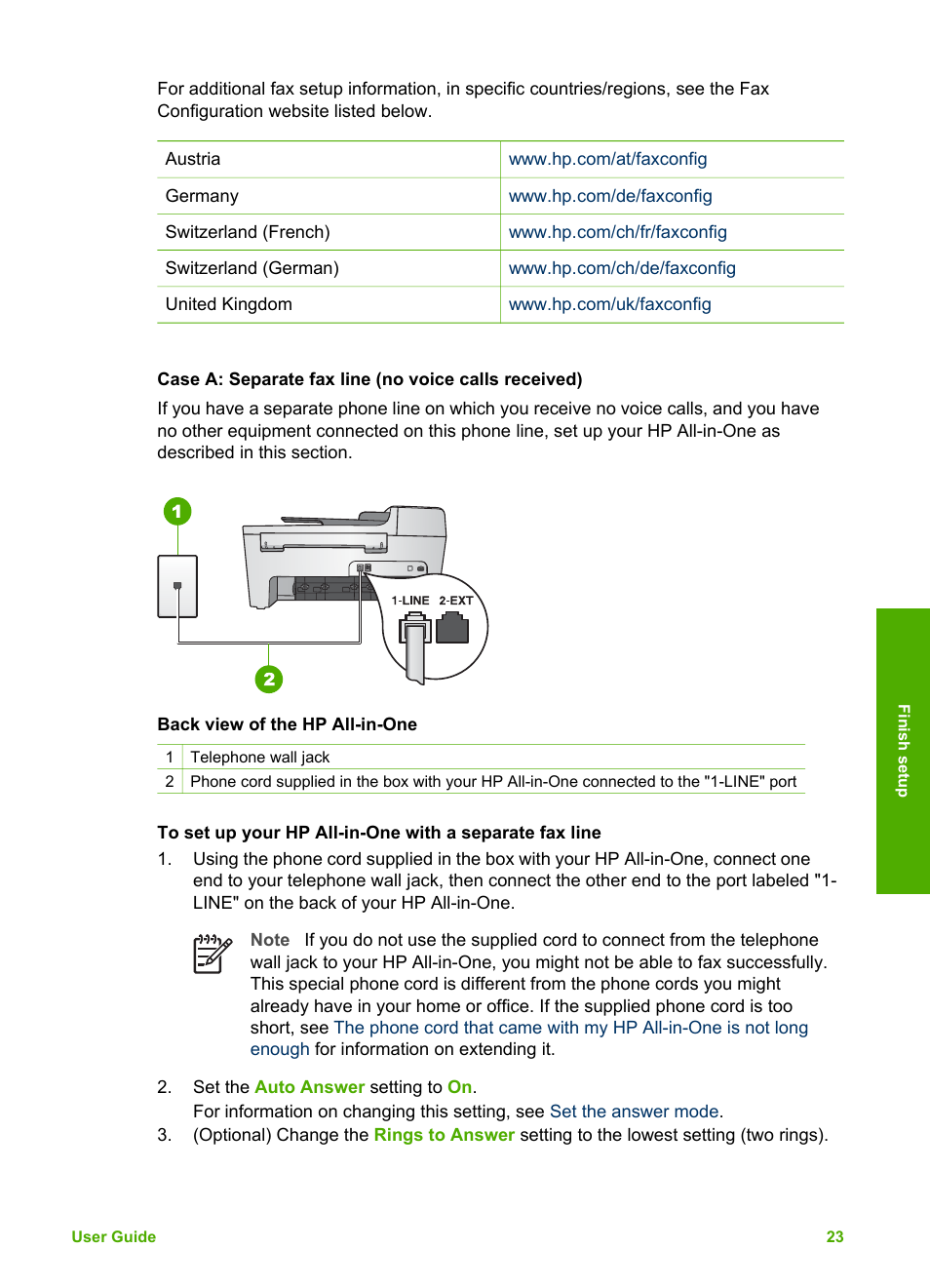 HP Officejet 5605 All-in-One Printer User Manual | Page 26 / 142