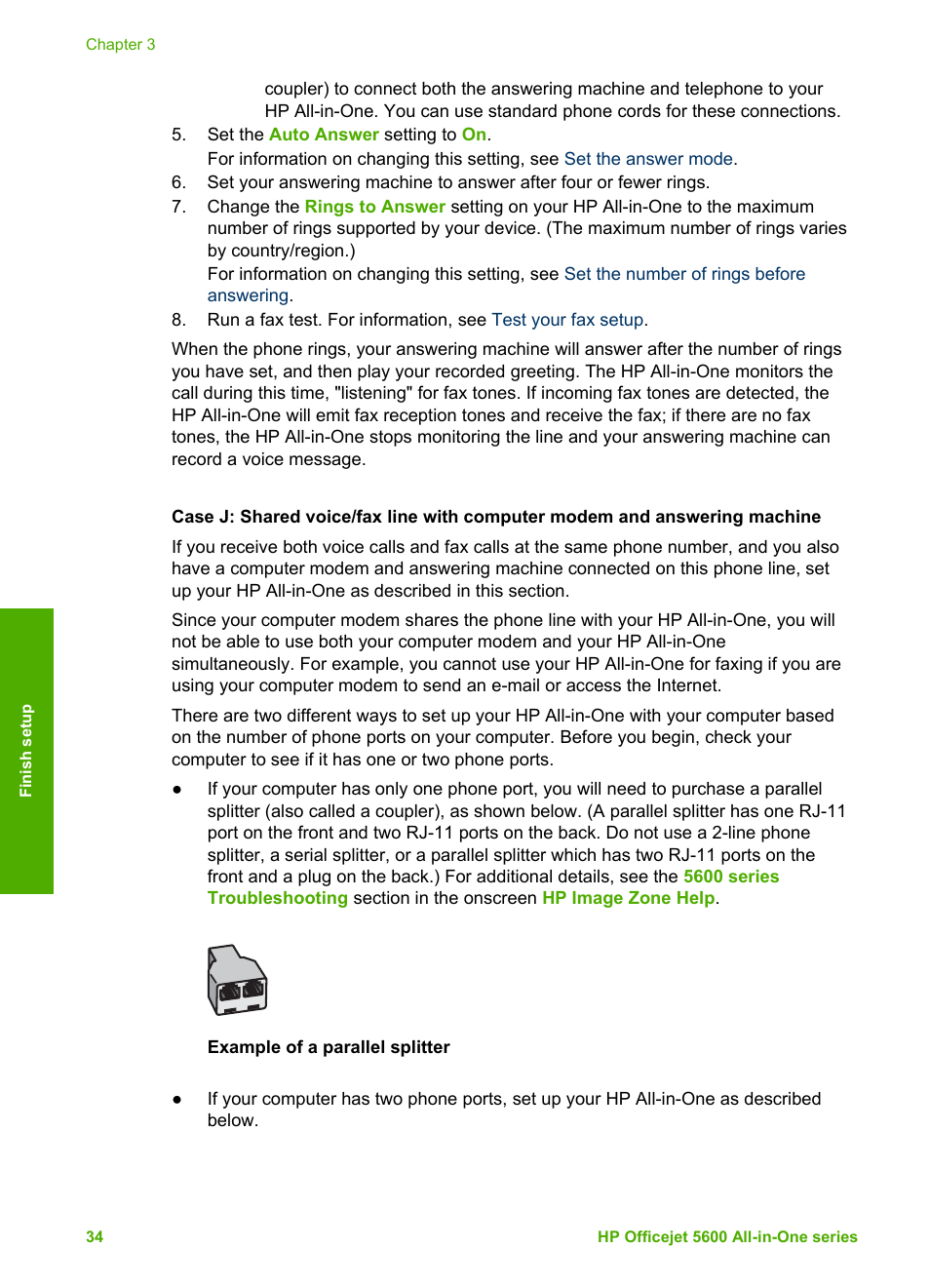 HP Officejet 5605 All-in-One Printer User Manual | Page 37 / 142