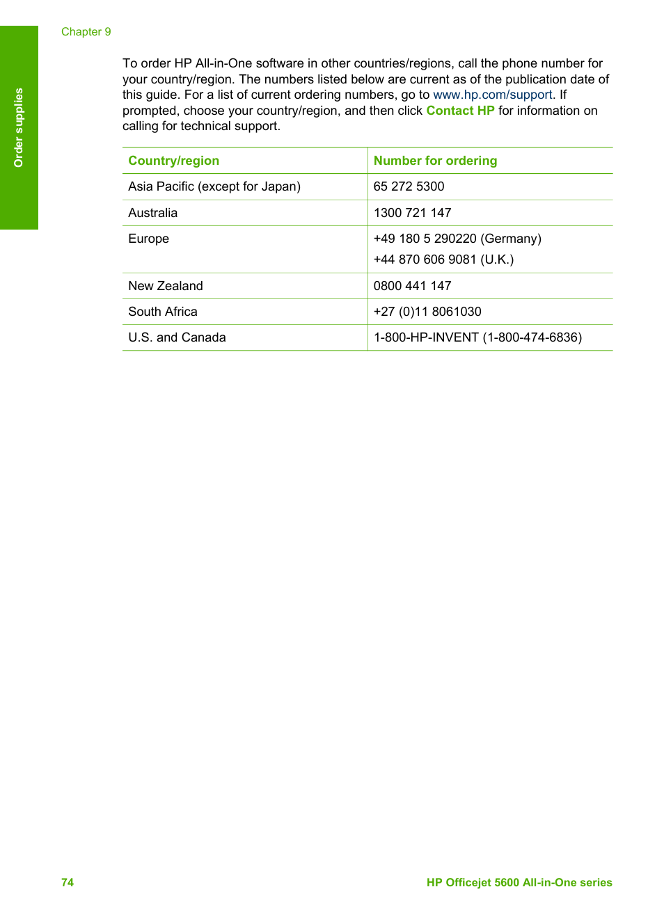 HP Officejet 5605 All-in-One Printer User Manual | Page 77 / 142