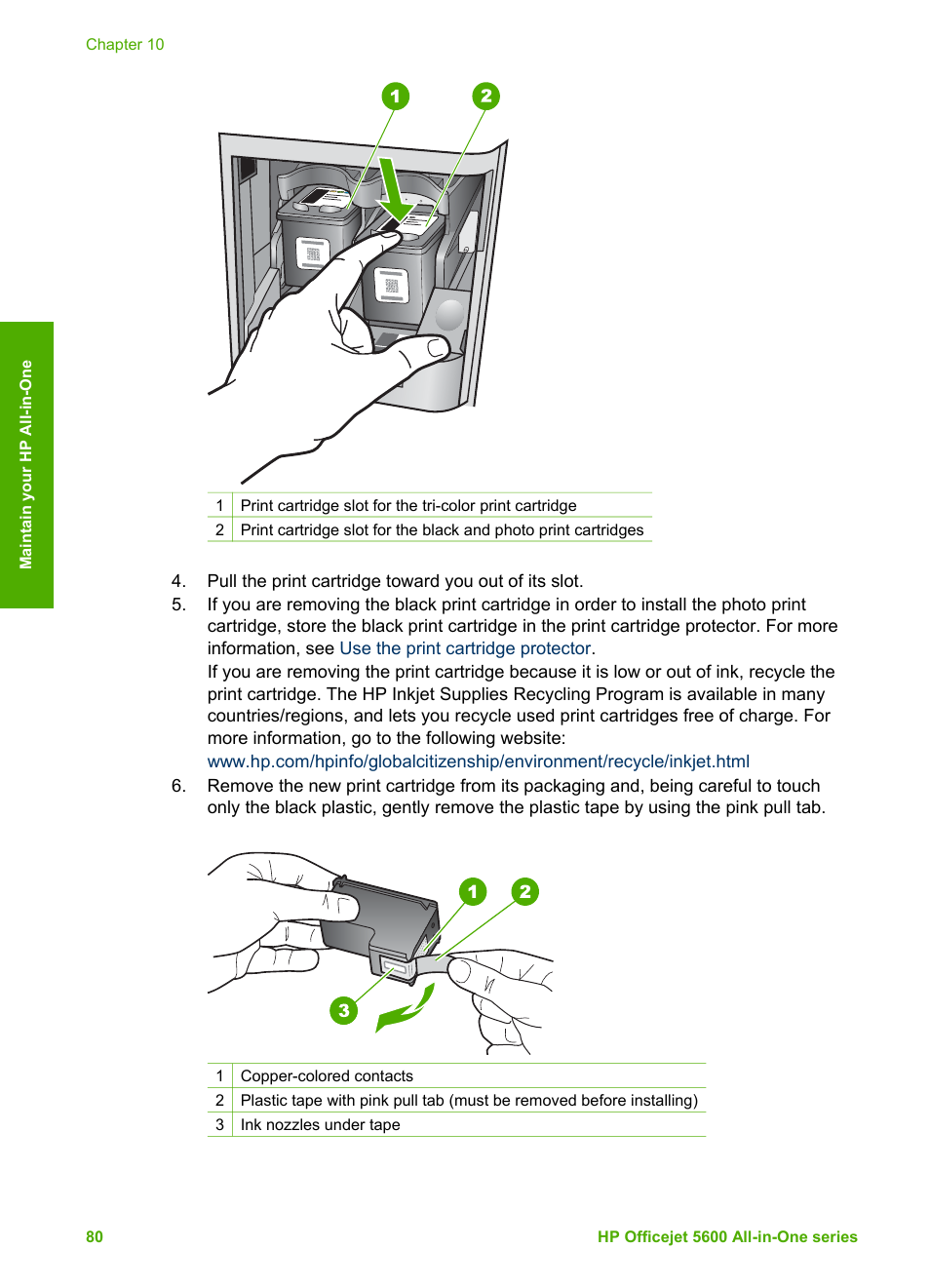 HP Officejet 5605 All-in-One Printer User Manual | Page 83 / 142