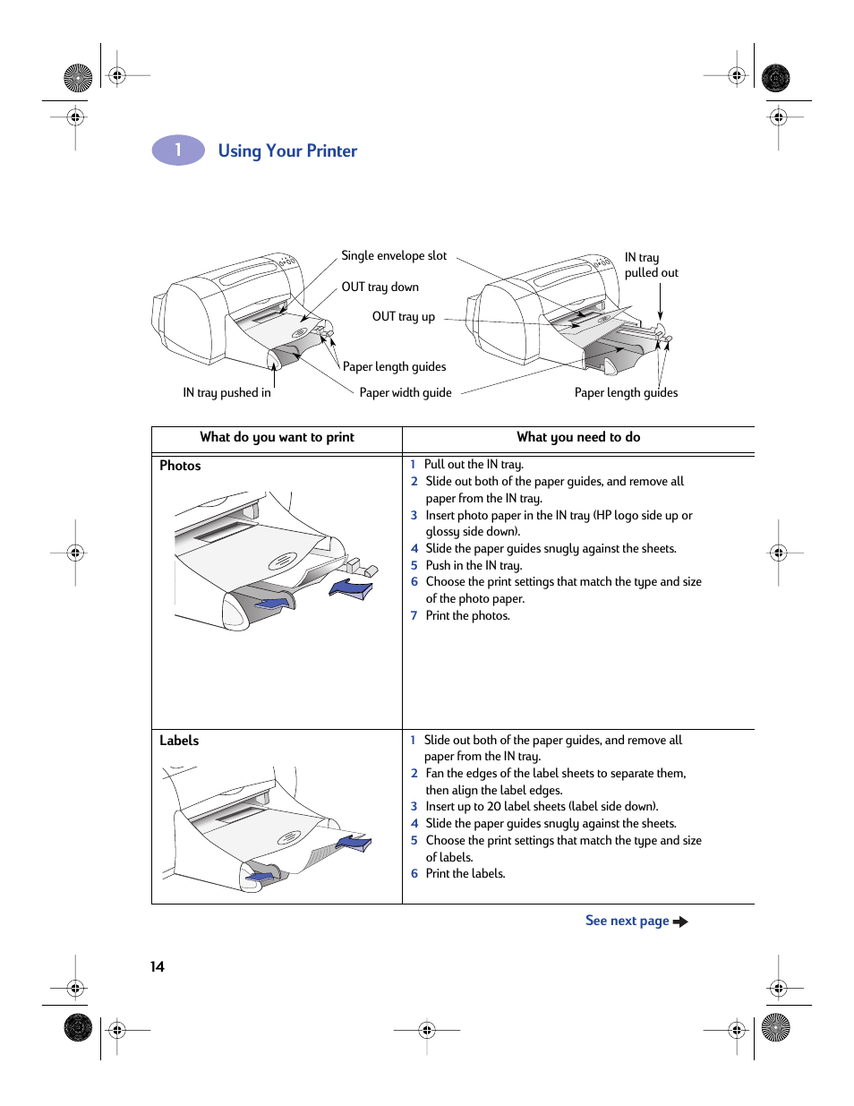 Using your printer | HP Deskjet 970cxi Printer User Manual | Page 21 / 82