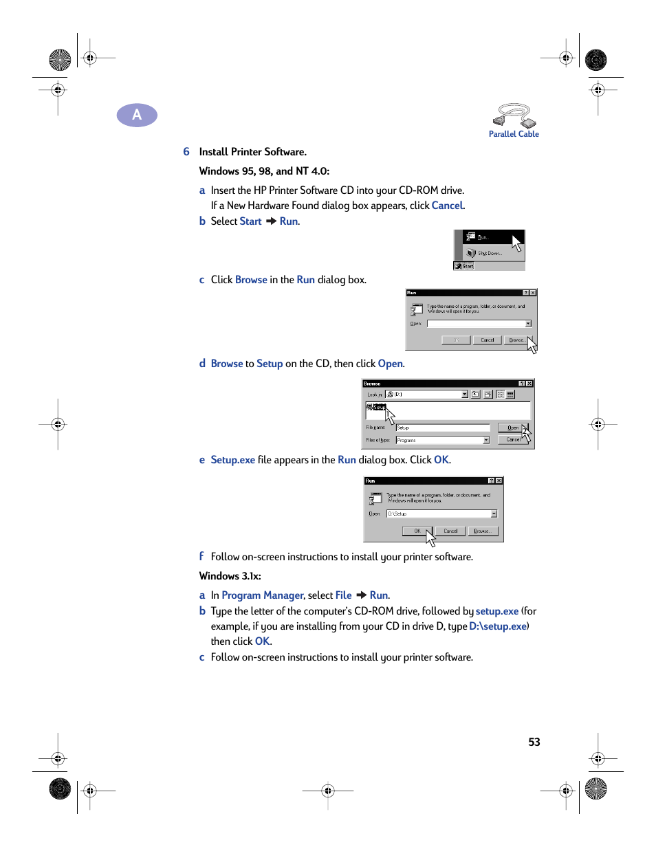 HP Deskjet 970cxi Printer User Manual | Page 60 / 82