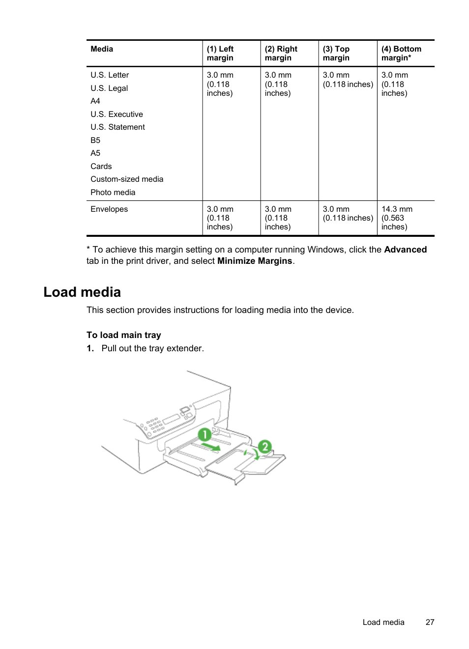 Load media | HP Officejet J4680 User Manual | Page 31 / 196