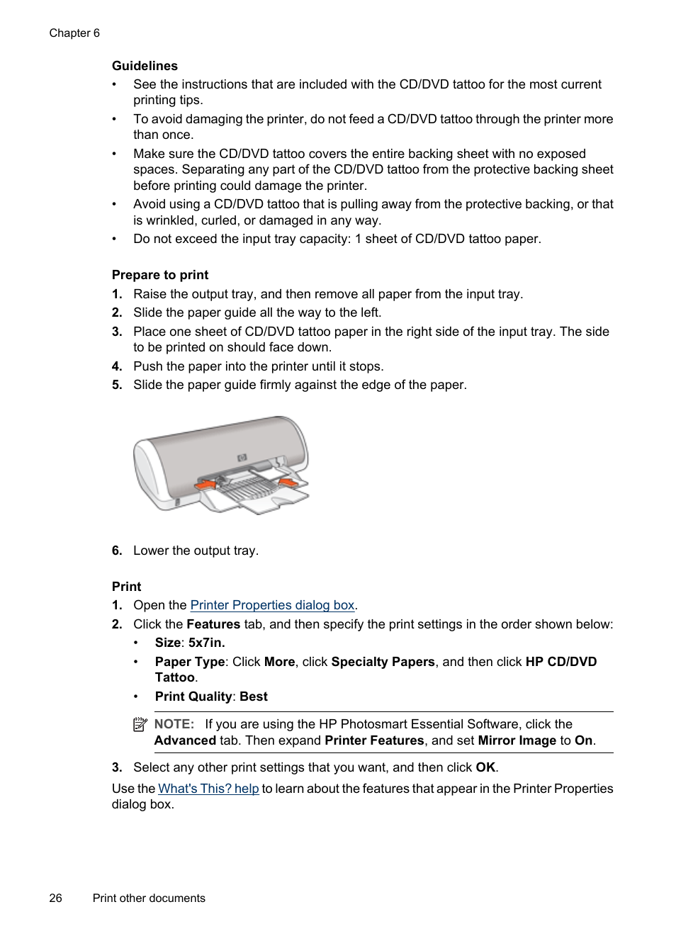 HP Deskjet D1420 Printer User Manual | Page 28 / 88