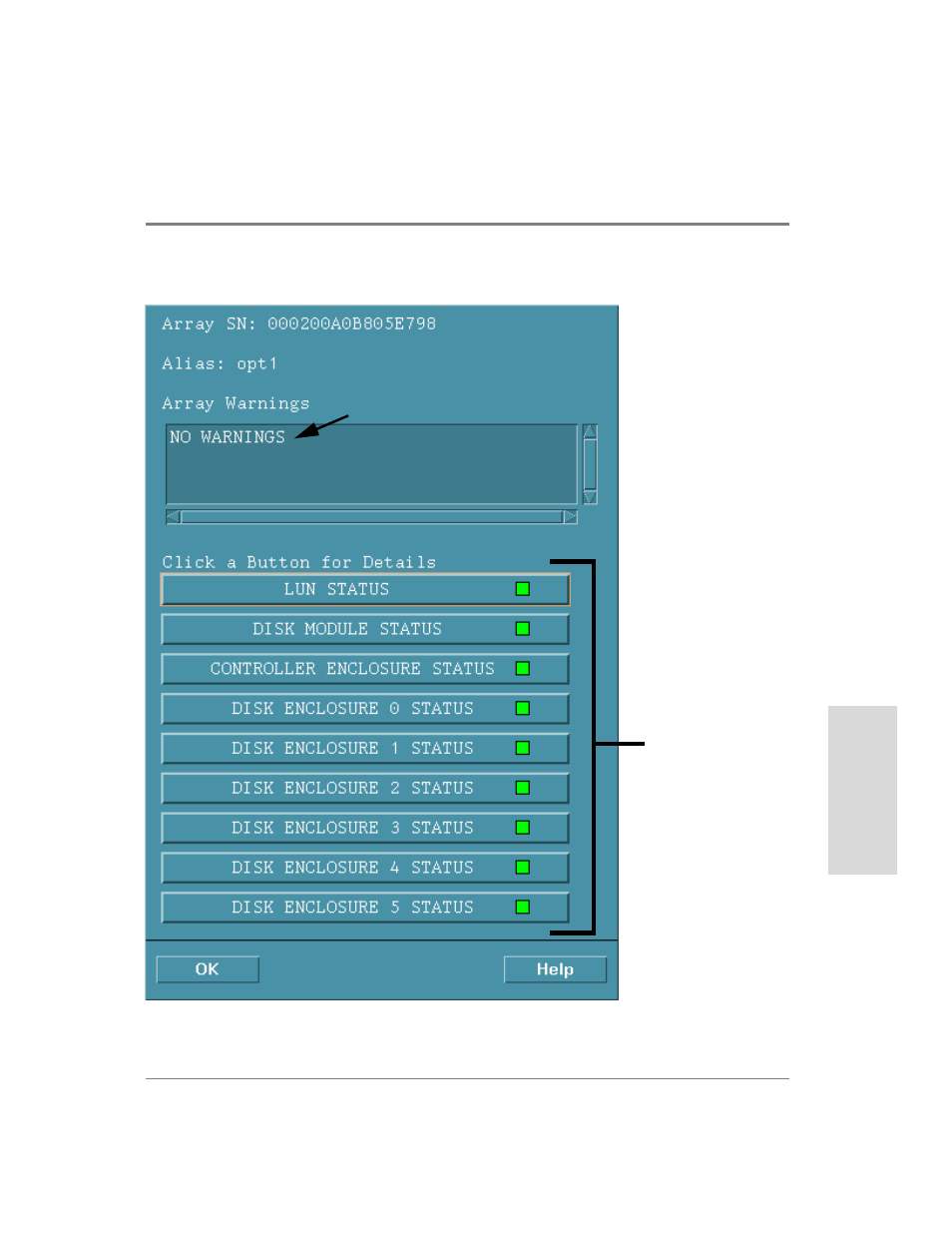 HP Surestore Disk Array 12h and FC60 User Manual | Page 263 / 466