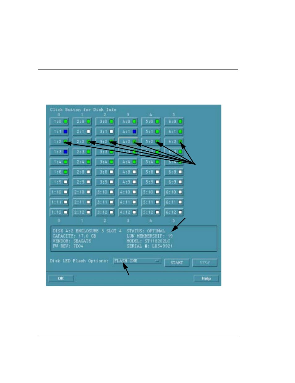 HP Surestore Disk Array 12h and FC60 User Manual | Page 266 / 466