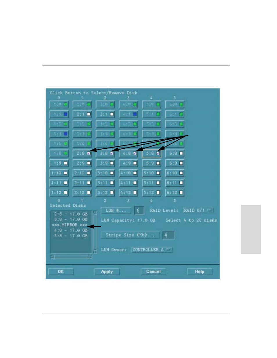 HP Surestore Disk Array 12h and FC60 User Manual | Page 269 / 466