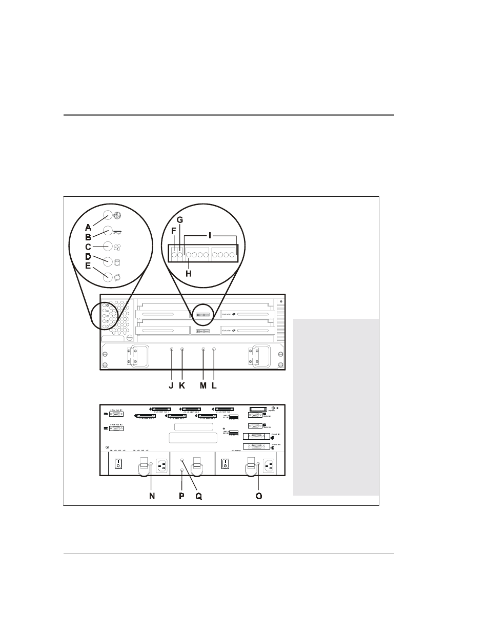 Controller enclosure leds | HP Surestore Disk Array 12h and FC60 User Manual | Page 368 / 466