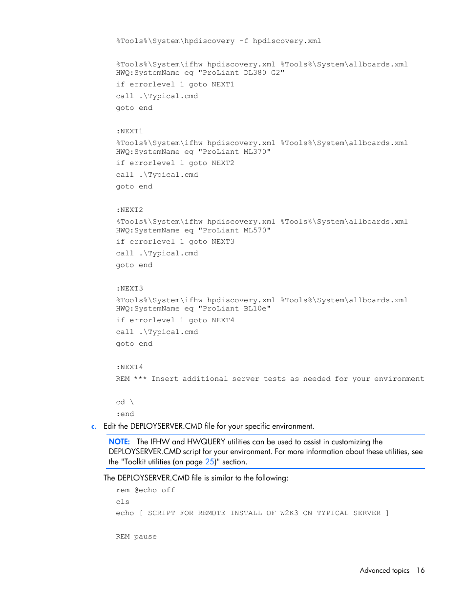 HP Linux Server Management Software User Manual | Page 16 / 72