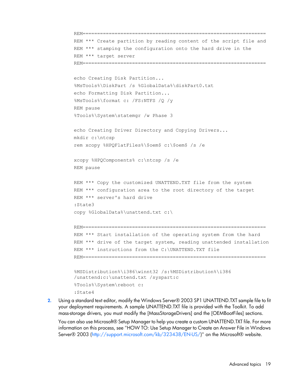HP Linux Server Management Software User Manual | Page 19 / 72