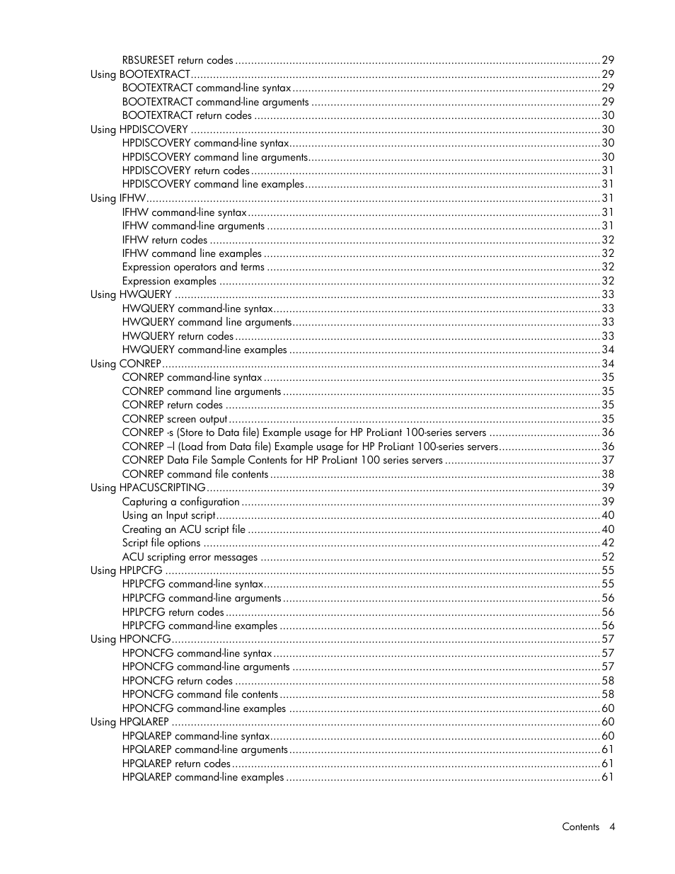 HP Linux Server Management Software User Manual | Page 4 / 72