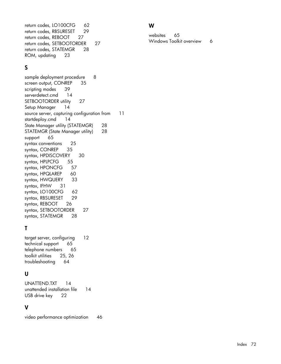 HP Linux Server Management Software User Manual | Page 72 / 72