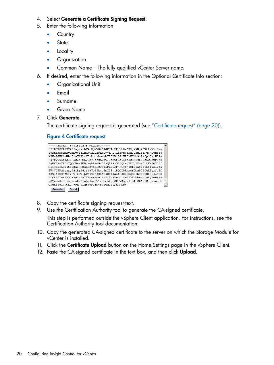 HP OneView for VMware vCenter User Manual | Page 20 / 92