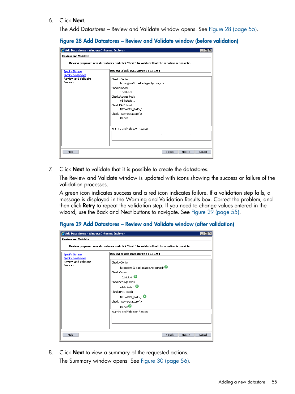 HP OneView for VMware vCenter User Manual | Page 55 / 92