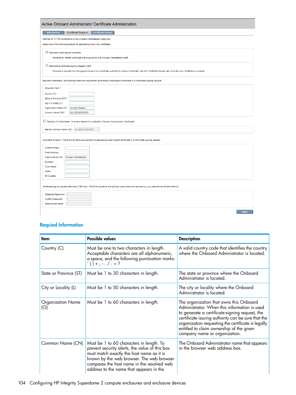 HP Integrity Superdome 2 Server User Manual | Page 104 / 197