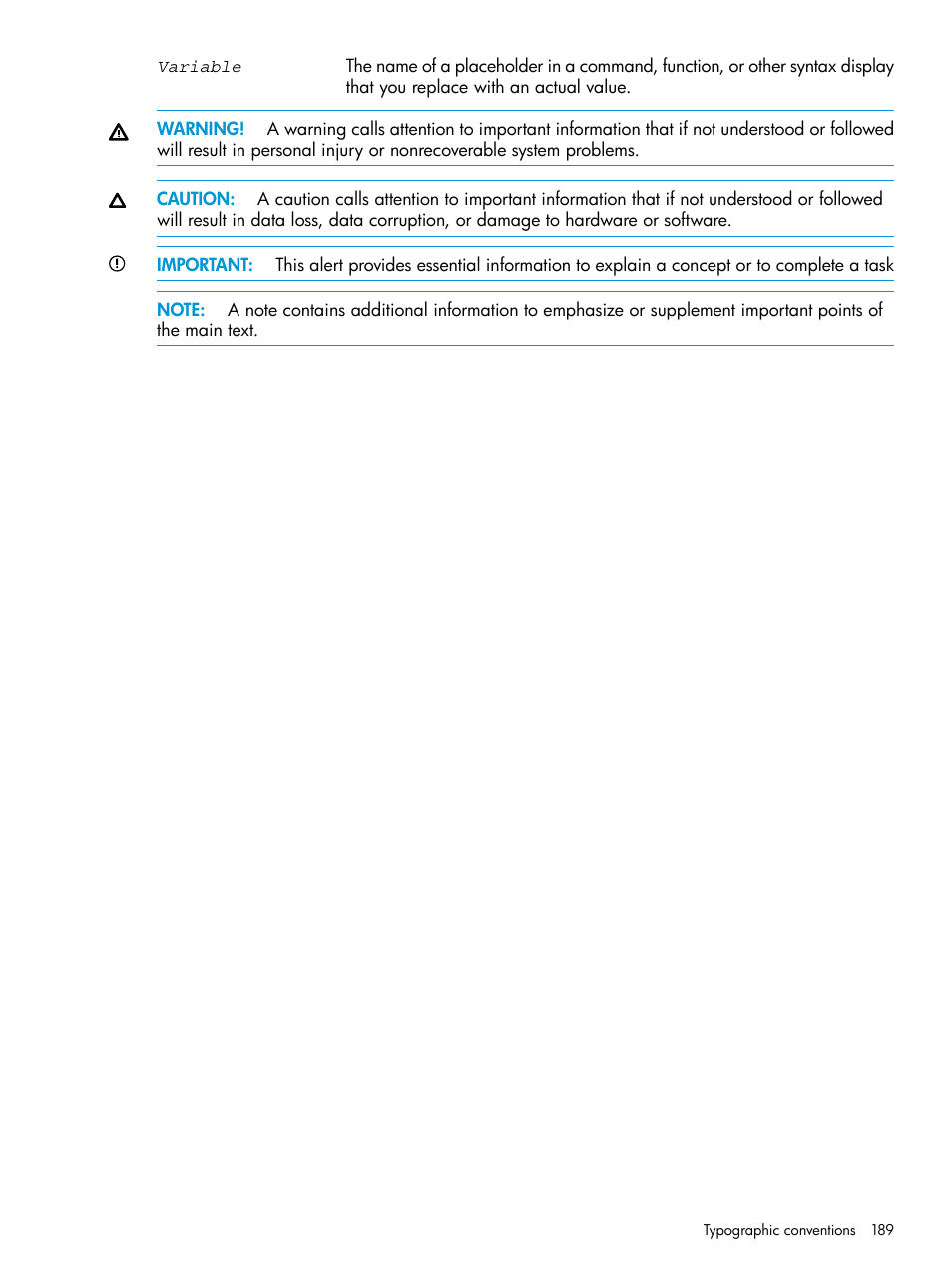 HP Integrity Superdome 2 Server User Manual | Page 189 / 197