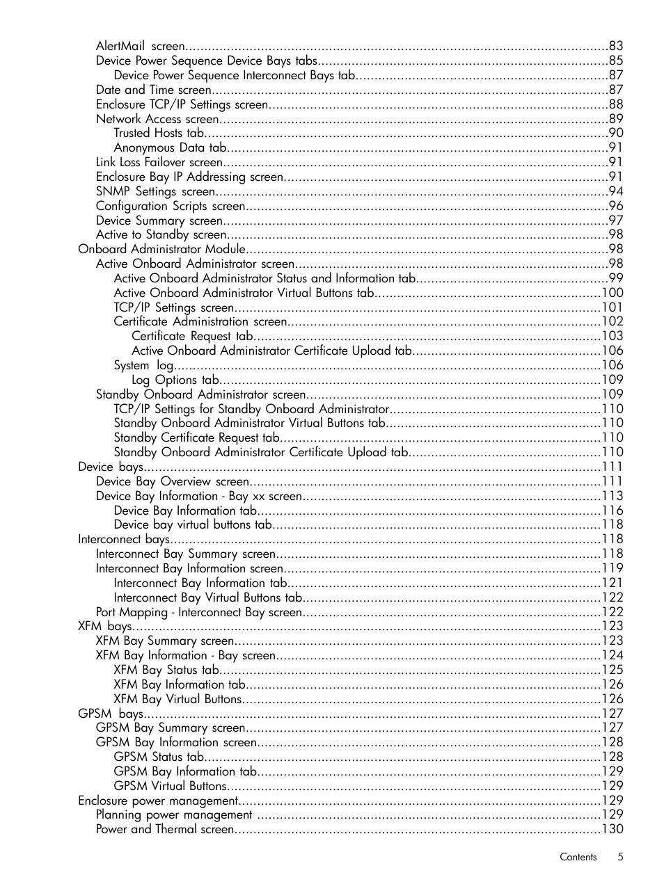 HP Integrity Superdome 2 Server User Manual | Page 5 / 197