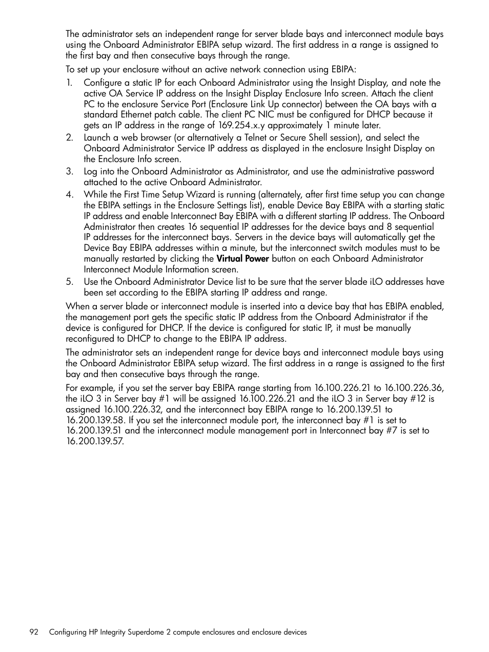 HP Integrity Superdome 2 Server User Manual | Page 92 / 197