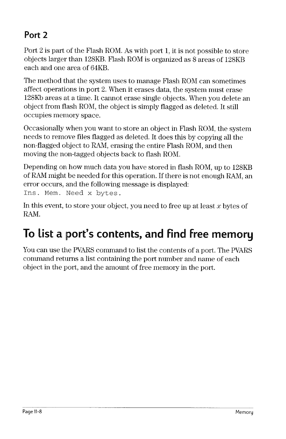 Deleting a library, How the hp 49g manages memory, Port 0 | Port 1, How the hp 49g manages memory -7, Port 0 -7, Port 1 -7 | HP 49g Graphing Calculator User Manual | Page 108 / 199