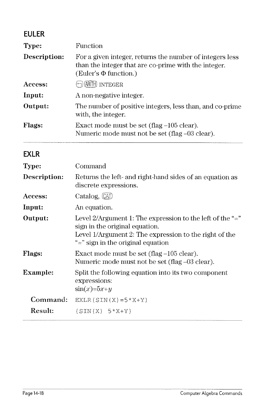 Epsxo | HP 49g Graphing Calculator User Manual | Page 140 / 199