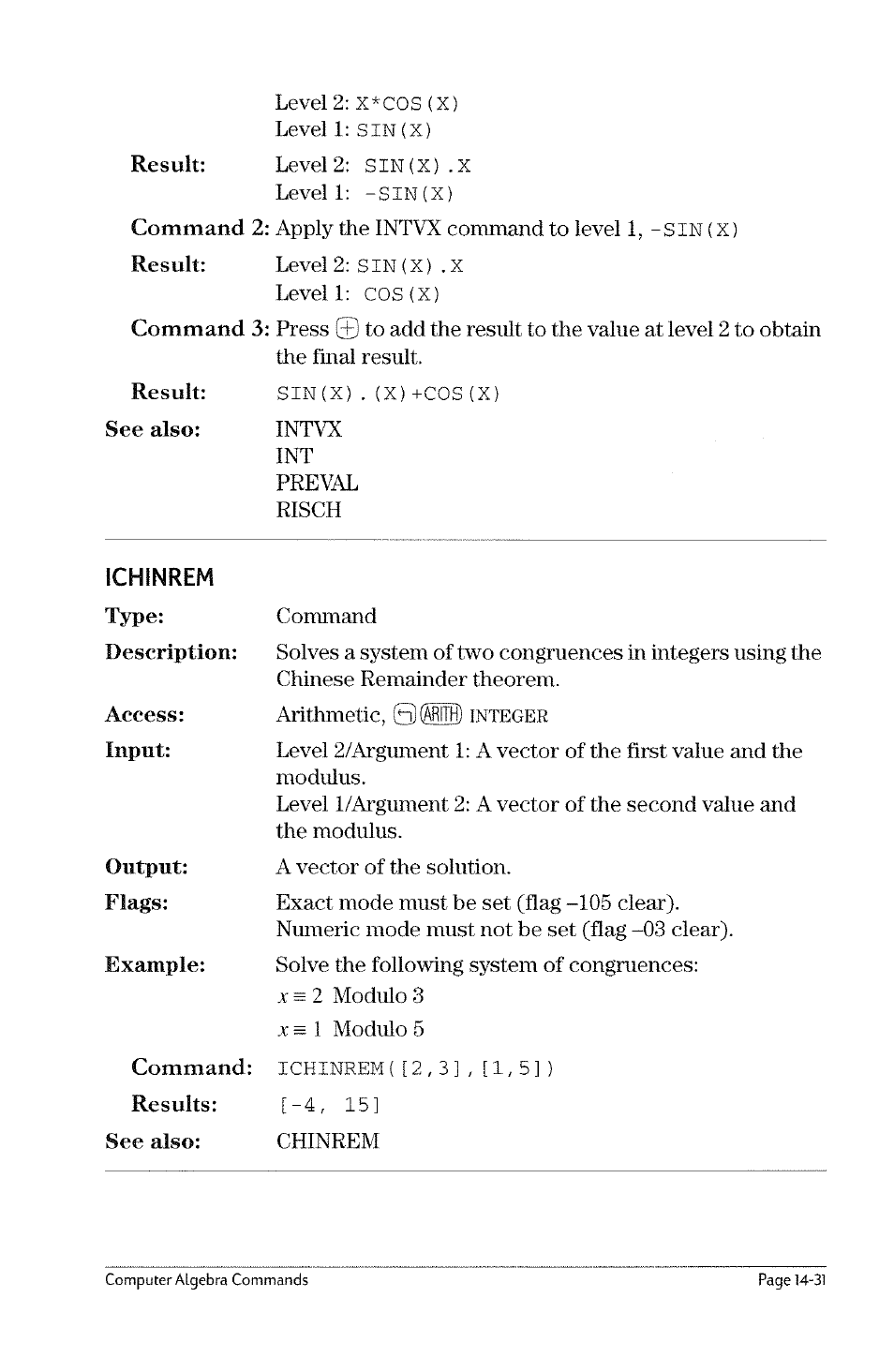 Ibernoulli | HP 49g Graphing Calculator User Manual | Page 153 / 199