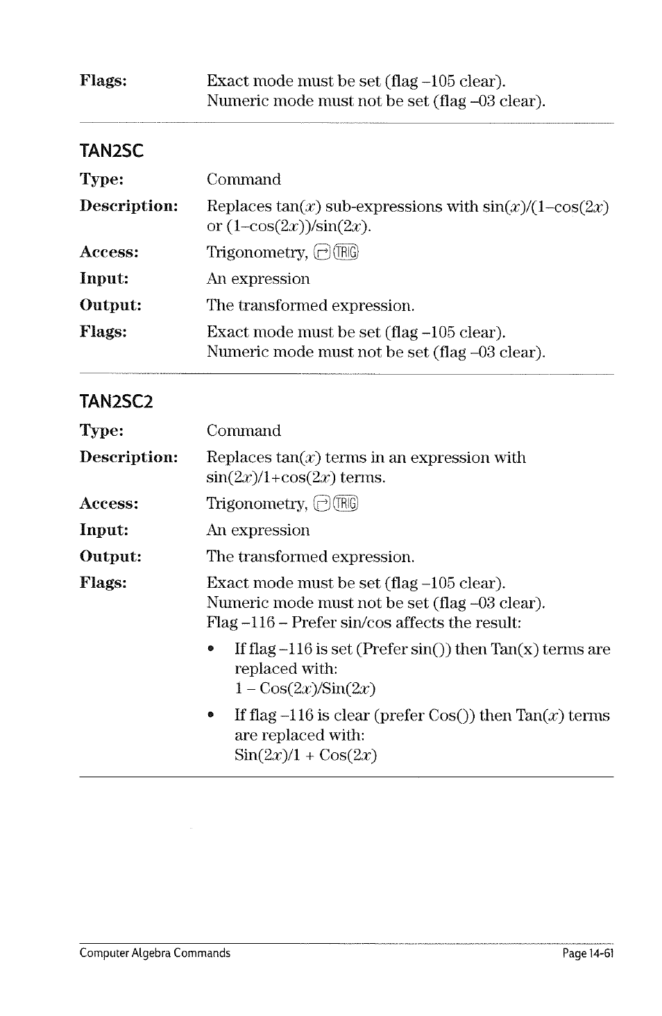 HP 49g Graphing Calculator User Manual | Page 183 / 199