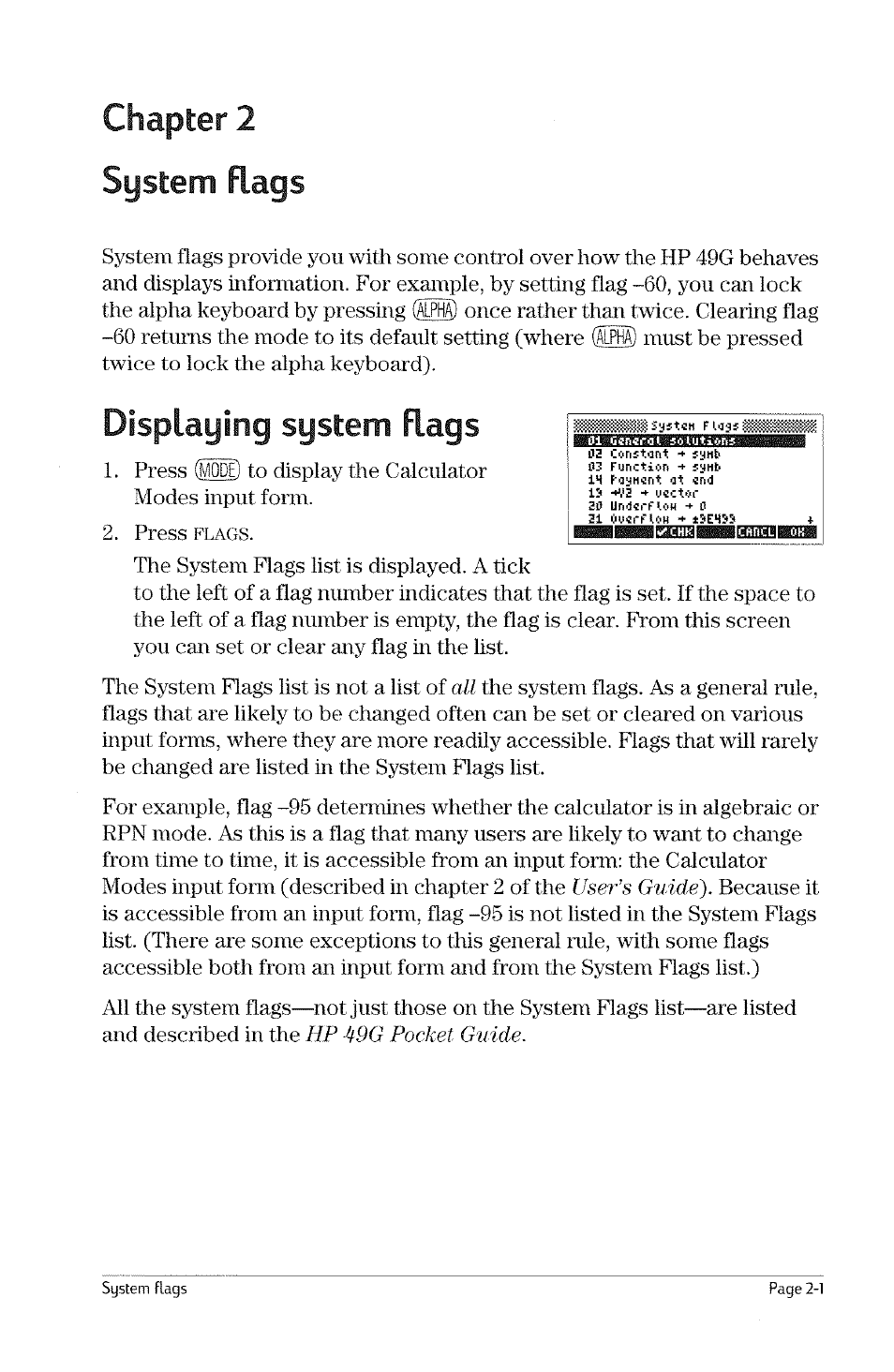 Typing commands | HP 49g Graphing Calculator User Manual | Page 19 / 199