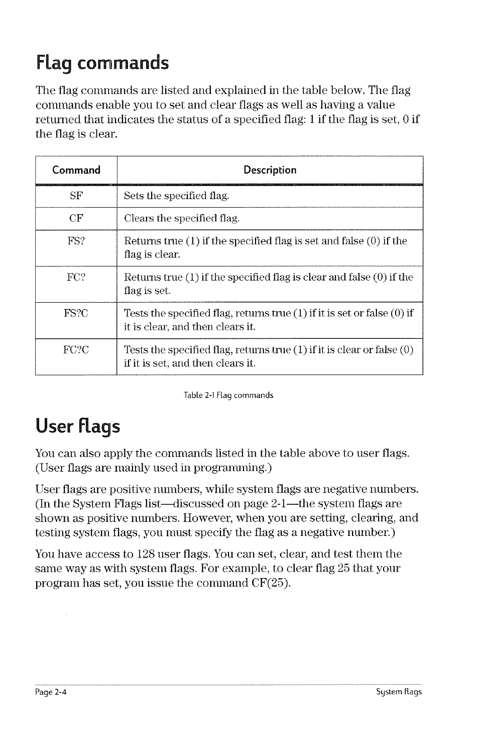 Setting or clearing several flags at once, Method 3, Setting or clearing several flags at once -3 | HP 49g Graphing Calculator User Manual | Page 22 / 199