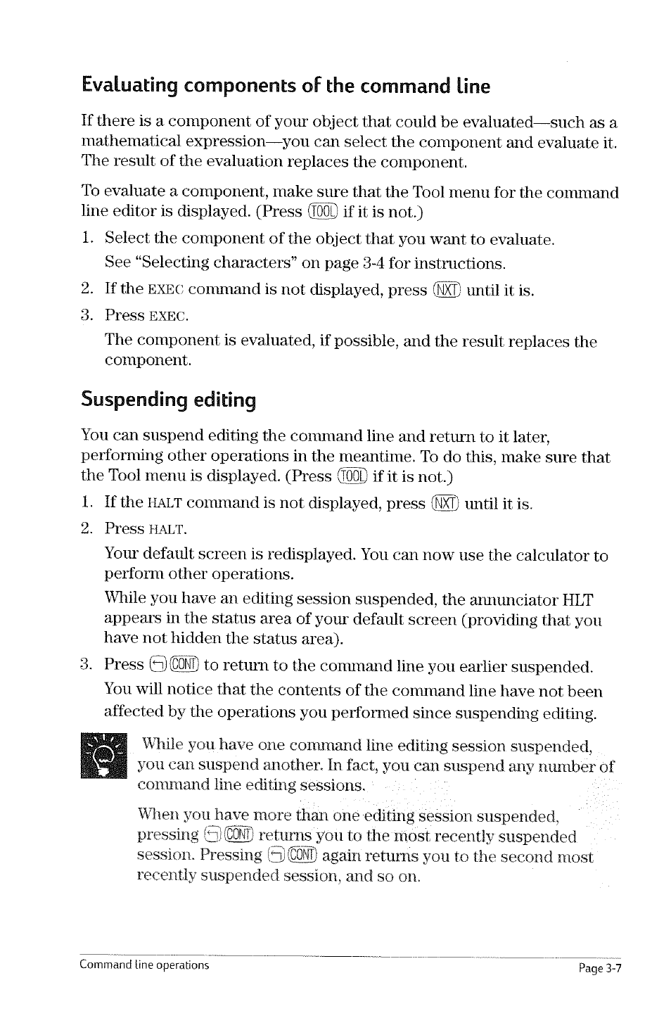 Inserting characters, Editing complex objects, Inserting characters -6 | Editing complex objects -6 | HP 49g Graphing Calculator User Manual | Page 29 / 199